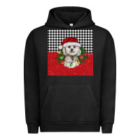Pigment Black Christmas Bichon frise dog Urban Hoodie - BarkalooDesign