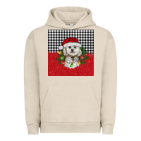 Pigment French Oak Christmas Bichon frise dog Urban Hoodie - BarkalooDesign