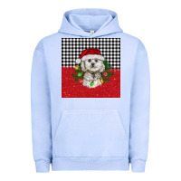 Pigment Grape Ice Christmas Bichon frise dog Urban Hoodie - BarkalooDesign