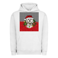 Pigment Lunar Rock Christmas Bichon frise dog Urban Hoodie - BarkalooDesign