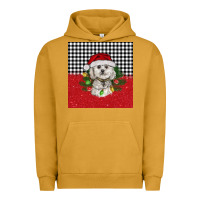Pigment Peanut Butter Christmas Bichon frise dog Urban Hoodie - BarkalooDesign
