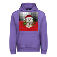 Tulip Christmas Bichon frise dog Urban Hoodie - BarkalooDesign