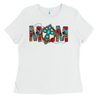 White Western Mom With Cross Ladies Tee - BundleAndBundleShop