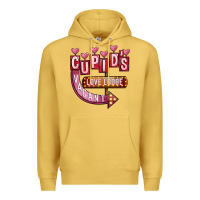 Antique Gold Valentines Day Cupid's Love Lodge Premium Hoodie - FaDigitalArtStudio