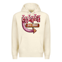 Sandshell Valentines Day Cupid's Love Lodge Premium Hoodie - FaDigitalArtStudio