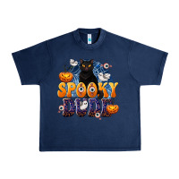 Navy Spooky Dude Urban Heavy Tee - texasbilliewilder