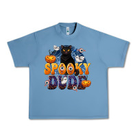 Pebble Blue Spooky Dude Urban Heavy Tee - texasbilliewilder