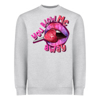 Heather Grey You blow me away Valentine's Day Heavyweight Sweatshirt - FaDigitalArtStudio