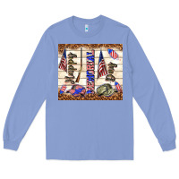 Colony Blue happy memorial day Long Sleeve Tee - TumblerDesignByShophia