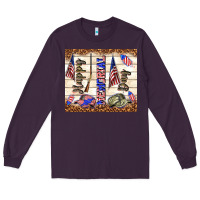 Plum happy memorial day Long Sleeve Tee - TumblerDesignByShophia