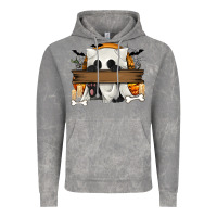 Cloud Rock Personalized Halloween Ghost Cat Vintage Hoodie - texasbilliewilder