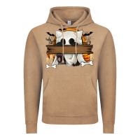 Vintage Coffee Personalized Halloween Ghost Cat Vintage Hoodie - texasbilliewilder