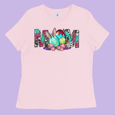 Western Mom With Easter Ladies Tee Designed By Bundleandbundleshop