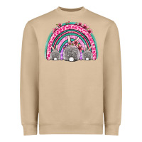 Easter Bunny Rainbow Heavyweight Sweatshirt | Teevron
