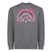 Storm Easter bunny rainbow Heavyweight Sweatshirt - OliviaCreatesArt
