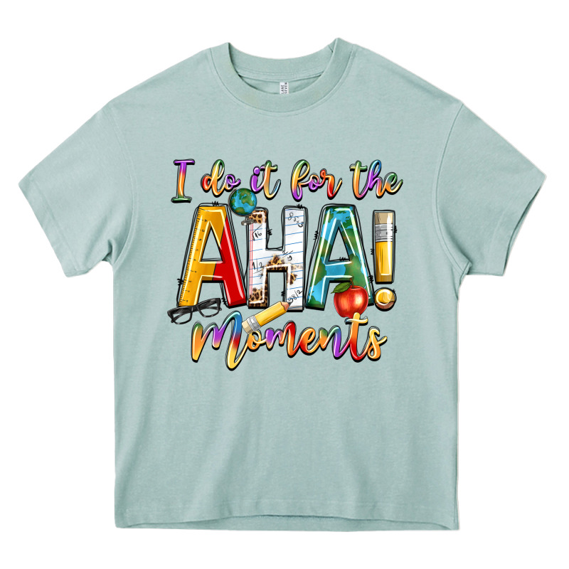 I Do It For The Aha Moments Heavy Core Tee by NancyCooperArtShop | Teevron