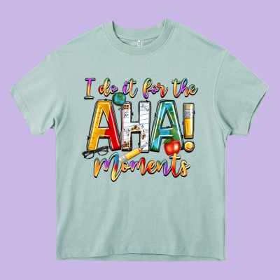 I Do It For The Aha Moments Heavy Core Tee Designed By Nancycooperartshop