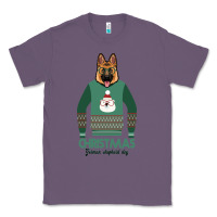 Lavender German shepherd dog Christmas Classic Tee - Bettercallsaul