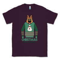 Plum German shepherd dog Christmas Classic Tee - Bettercallsaul