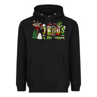 Black jesus İs the reason Heavyweight Hoodie - CowhideDigitalArt