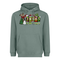 Sage jesus İs the reason Heavyweight Hoodie - CowhideDigitalArt