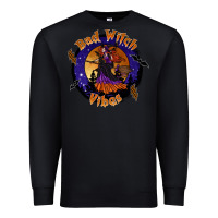Black bad witch vibes Premium Sweatshirt - SublimationCraftShop