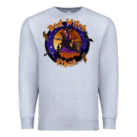 Heather Grey bad witch vibes Premium Sweatshirt - SublimationCraftShop