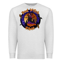 Oatmeal Heather bad witch vibes Premium Sweatshirt - SublimationCraftShop