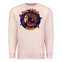 Pale Pink bad witch vibes Premium Sweatshirt - SublimationCraftShop