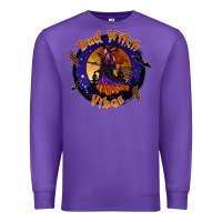 Purple bad witch vibes Premium Sweatshirt - SublimationCraftShop