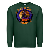 Sports Green bad witch vibes Premium Sweatshirt - SublimationCraftShop