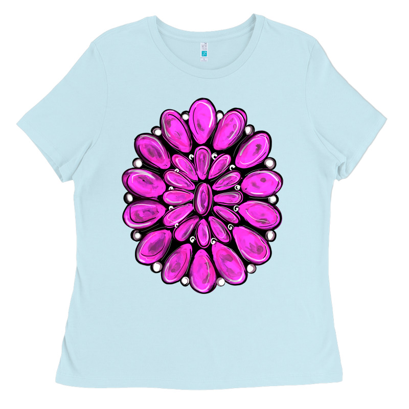 Pink Gemstone Ladies Tee by RanaPortraitStore | Teevron