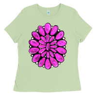 Matcha pink gemstone Ladies Tee - RanaPortraitStore