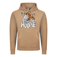 Vintage Coffee hope white ribbon lung cancer nails Vintage Hoodie - NancyCooperArtShop