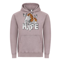 Vintage Zinc hope white ribbon lung cancer nails Vintage Hoodie - NancyCooperArtShop