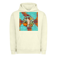 Pigment Pistachio fall bull skull Urban Hoodie - BarkalooDesign