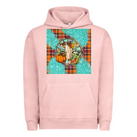 Pigment Salmon fall bull skull Urban Hoodie - BarkalooDesign