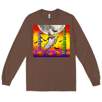 Chestnut happy halloween Long Sleeve Tee - TumblerDesignByShophia