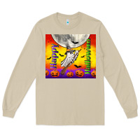 Mushroom happy halloween Long Sleeve Tee - TumblerDesignByShophia