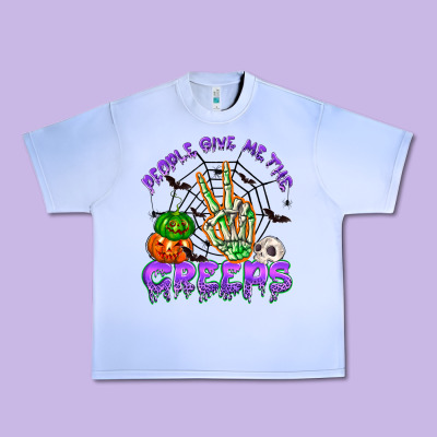 People Give Me The Creeps Urban Heavy Tee Designed By Nancycooperartshop