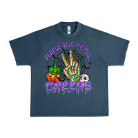 Midnight Navy people give me the creeps Urban Heavy Tee - NancyCooperArtShop