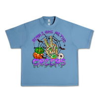 Pebble Blue people give me the creeps Urban Heavy Tee - NancyCooperArtShop