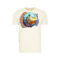 Vintage Arctic summer time skeleton surfing Vintage Tee - NancyCooperArtShop
