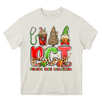 Cream pct patient care technician christmas Heavy Core Tee - MaliasSmallBusiness