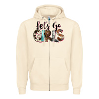 Sandshell Let's Go Girls Zipper Hoodie - FaDigitalArtStudio
