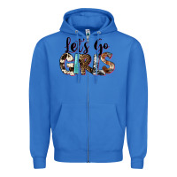 True Royal Let's Go Girls Zipper Hoodie - FaDigitalArtStudio