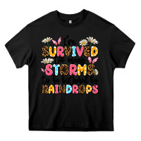 Black i've survived too many storms Heavy Core Tee - JahusDesignShop