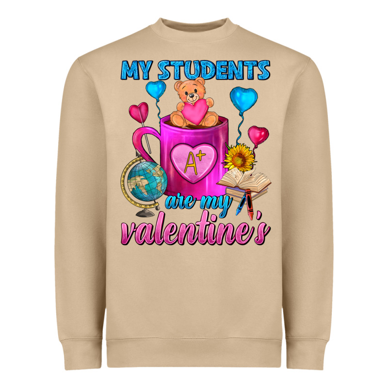 My Students Are My Valentines Day Coffee Mug Heavyweight Sweatshirt by FaDigitalArtStudio | Teevron