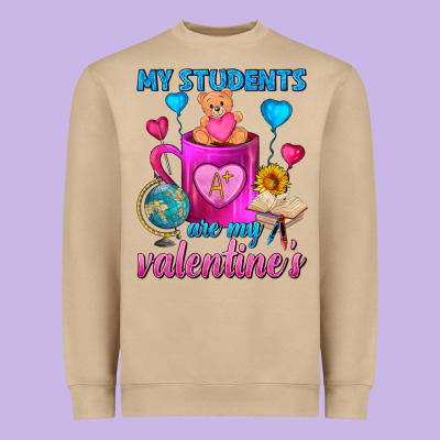 My Students Are My Valentines Day Coffee Mug Heavyweight Sweatshirt Designed By Fadigitalartstudio