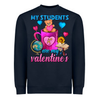 Navy My Students Are My Valentines Day Coffee Mug Heavyweight Sweatshirt - FaDigitalArtStudio